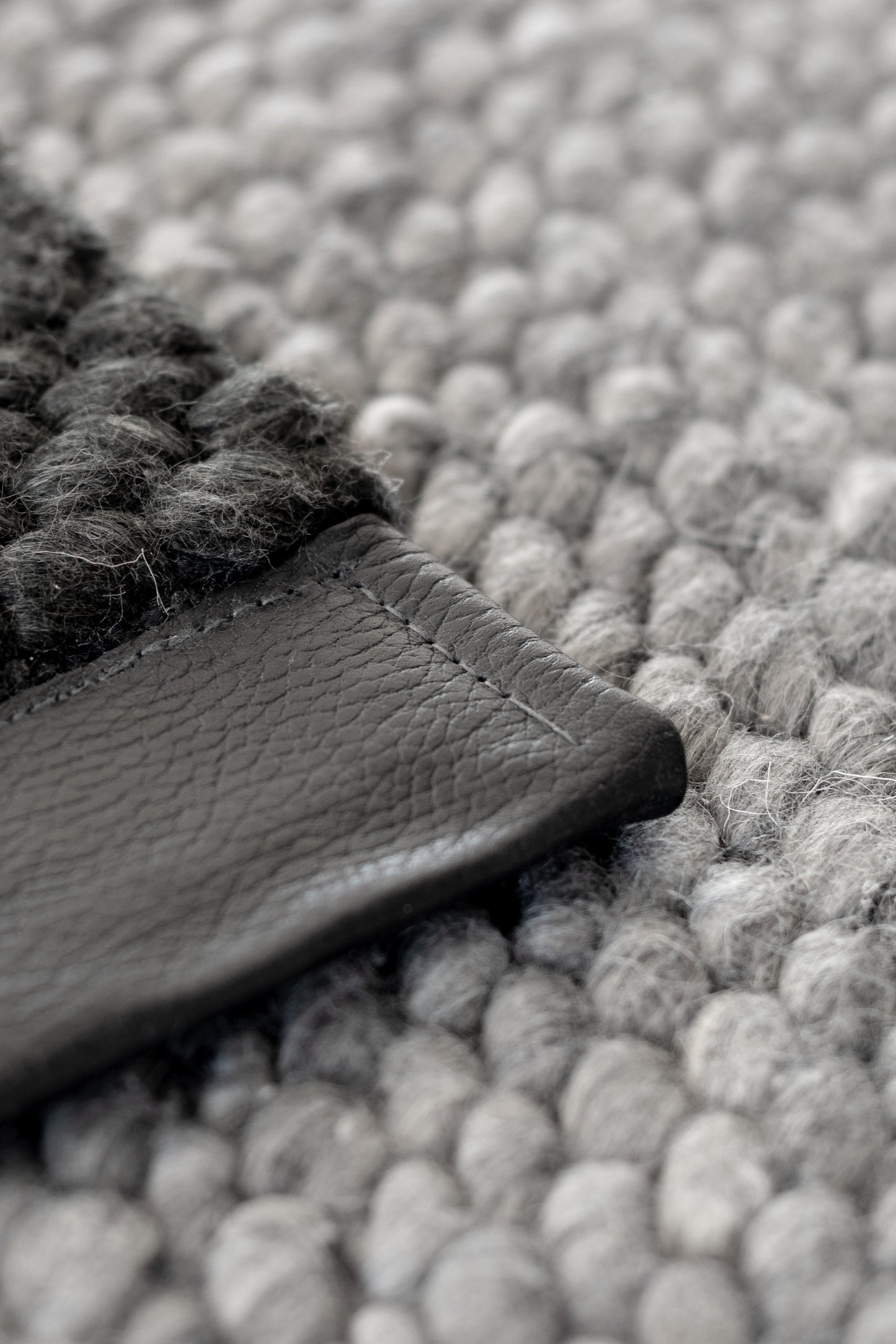 Wool Rug, Landscape, Gravel